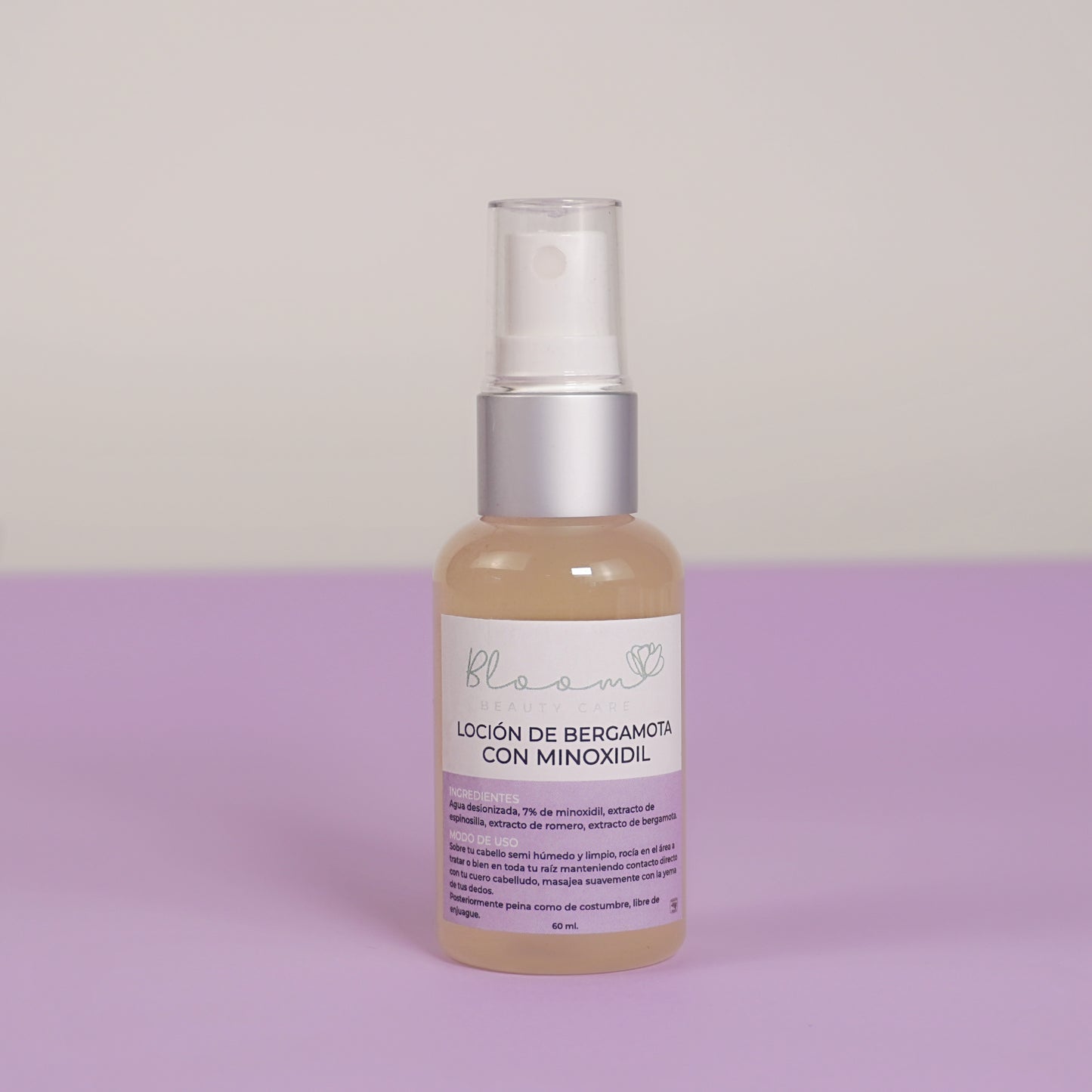 Loción de Bergamota con Minoxidil