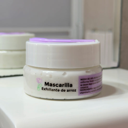 Mascarilla aclara te de arroz