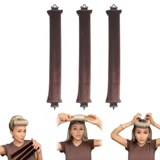 Tubos rizadores de cabello sin calor